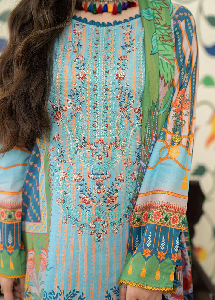 Nova By Safwa Embroidered Lawn Suits Unstitched 3 Piece SW23N NVC-02 - Summer Collection