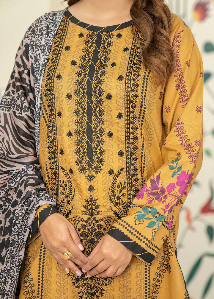 Nova By Safwa Embroidered Lawn Suits Unstitched 3 Piece SW23N NVC-10 - Summer Collection