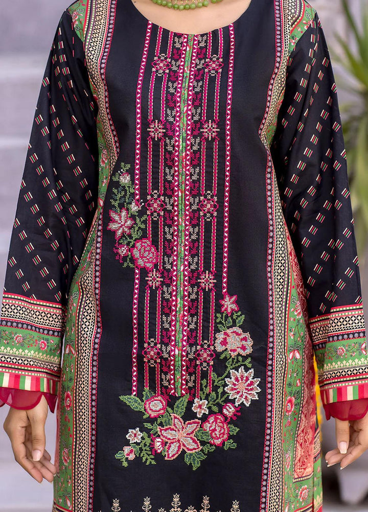 Nova By Safwa Embroidered Lawn Suits Unstitched 3 Piece SW23NL NVC-25 - Summer Collection