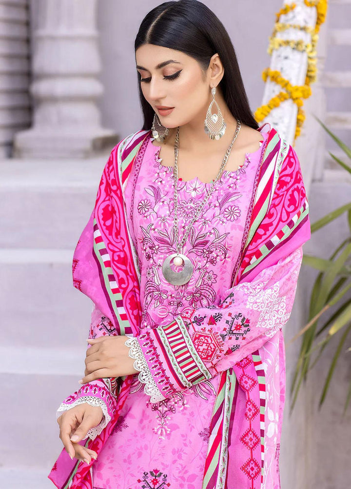 Nova By Safwa Embroidered Lawn Suits Unstitched 3 Piece SW23NL NVC-28 - Summer Collection