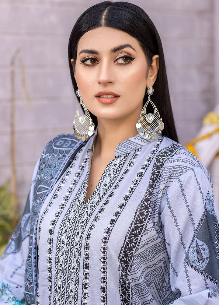 Nova By Safwa Embroidered Lawn Suits Unstitched 3 Piece SW23NL NVC-29 - Summer Collection