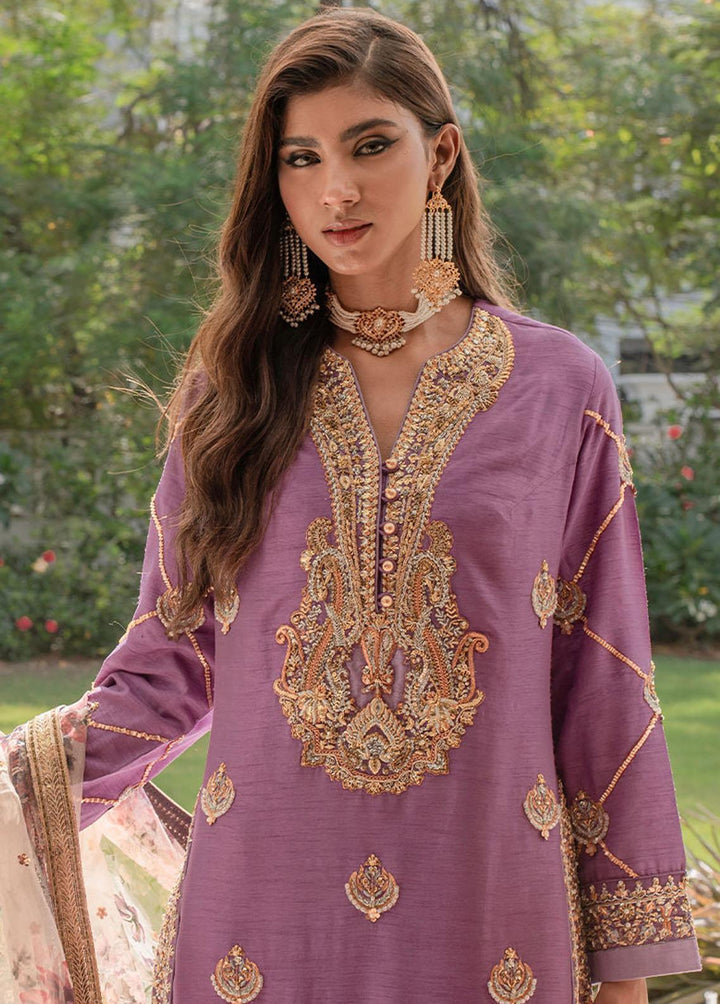 Shamaeel Ansari Pret Formal Silk 3 Piece Suit NUR-02