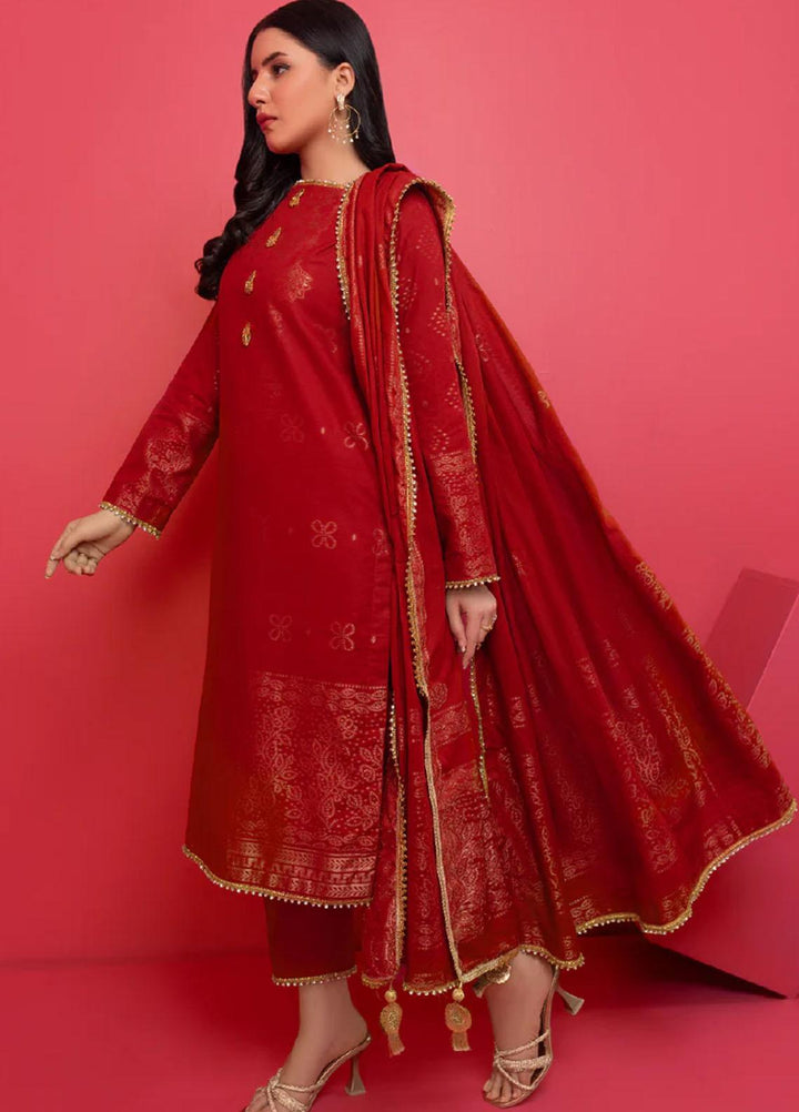 AY Textile Jacquard Yarn Suits Unstitched 3 Piece AYT23N AYJ-03 - Winter Collection