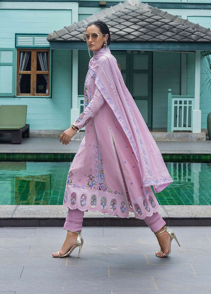 Nuvera by Mushq Hemline Embroidered Raw Silk Suits Unstitched 3 Piece MQ25NF D-03 Leore - Festive Collection