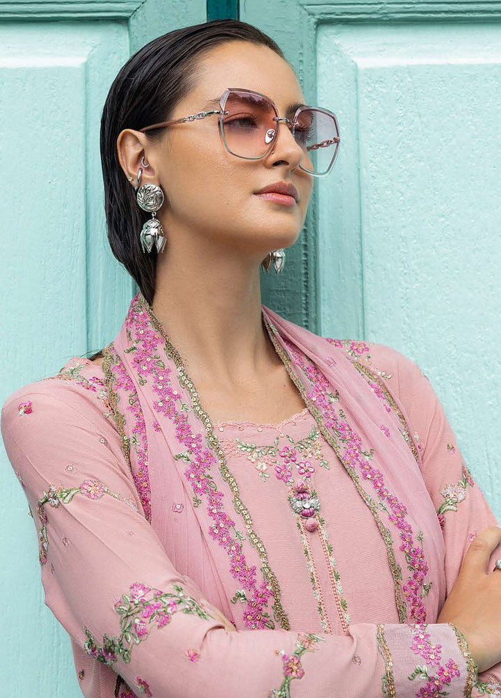 Nuvera by Mushq Hemline Embroidered Raw Silk Suits Unstitched 3 Piece MQ25NF D-10 Elowen - Festive Collection