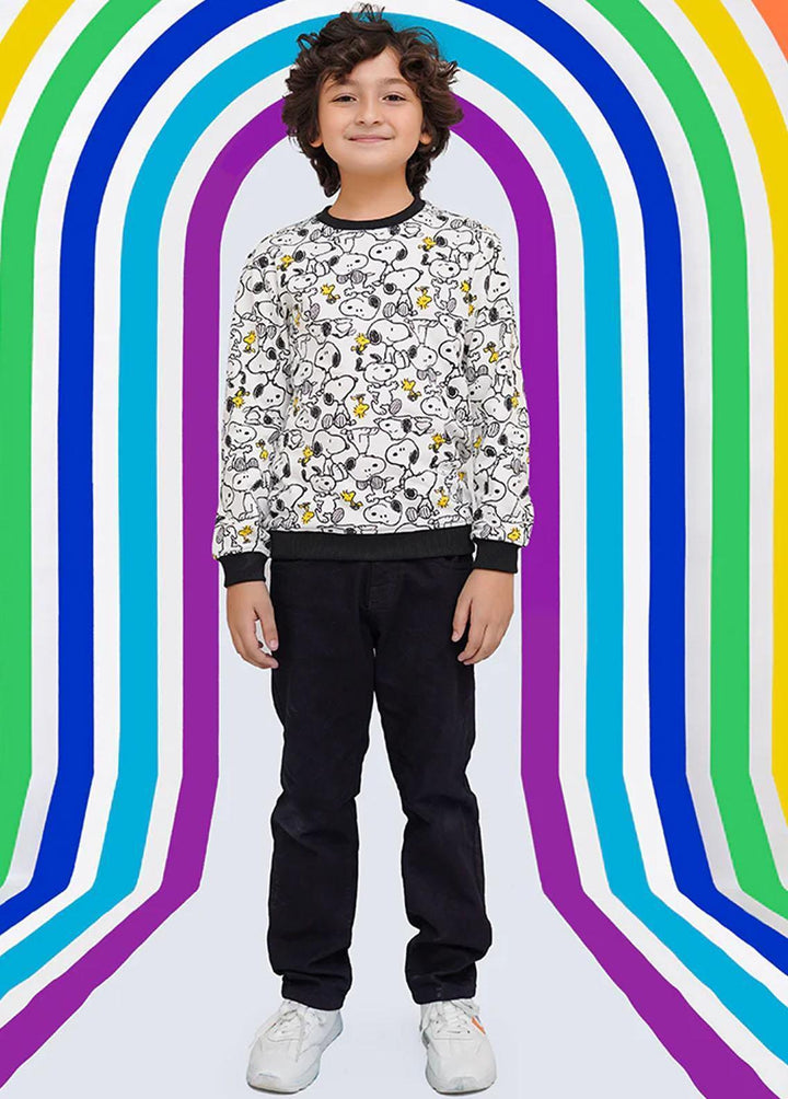 Ochre  Printed Sweatshirts for Boys -  OKB-285