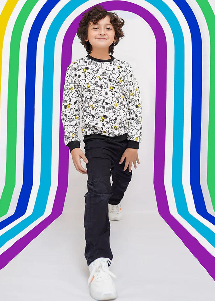Ochre  Printed Sweatshirts for Boys -  OKB-285