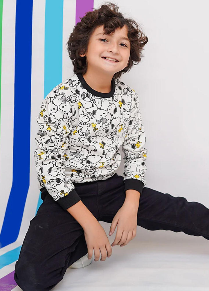 Ochre  Printed Sweatshirts for Boys -  OKB-285