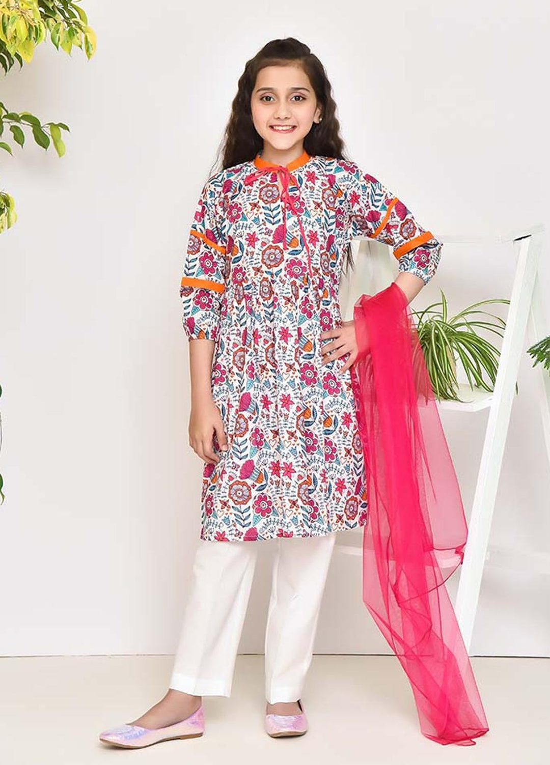 Ochre Lawn Girls 3 Piece - OPL-124 Printed OL-16540