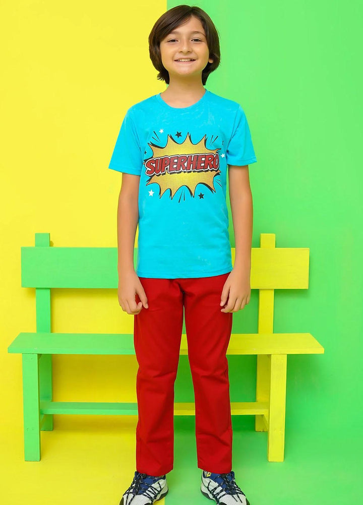 Ochre Jersey Casual T-Shirts for Boys -  OKB-290