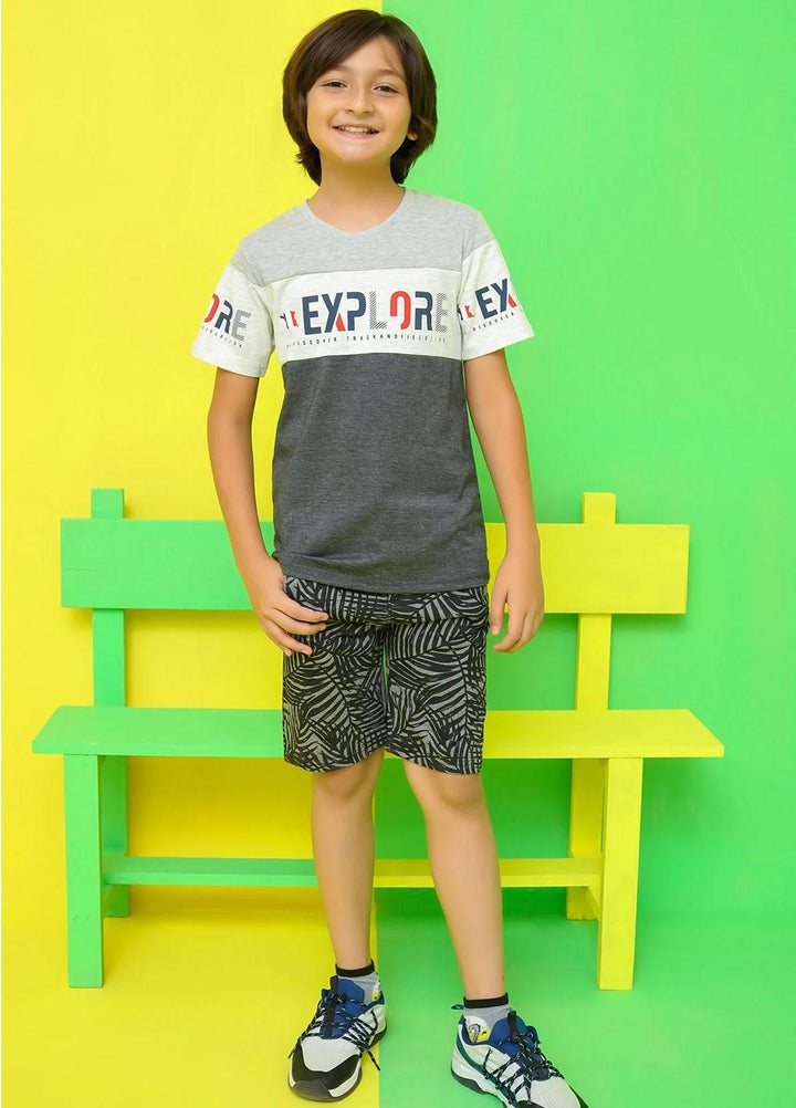 Ochre Jersey Casual T-Shirts for Boys -  OKB-301