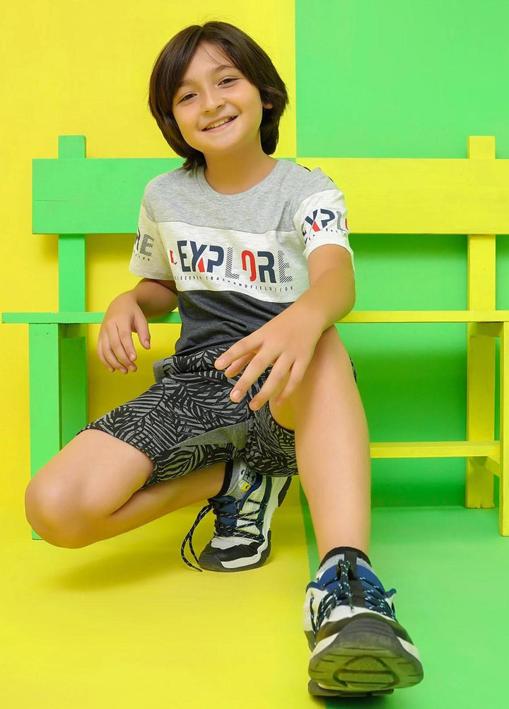 Ochre Jersey Casual T-Shirts for Boys -  OKB-301
