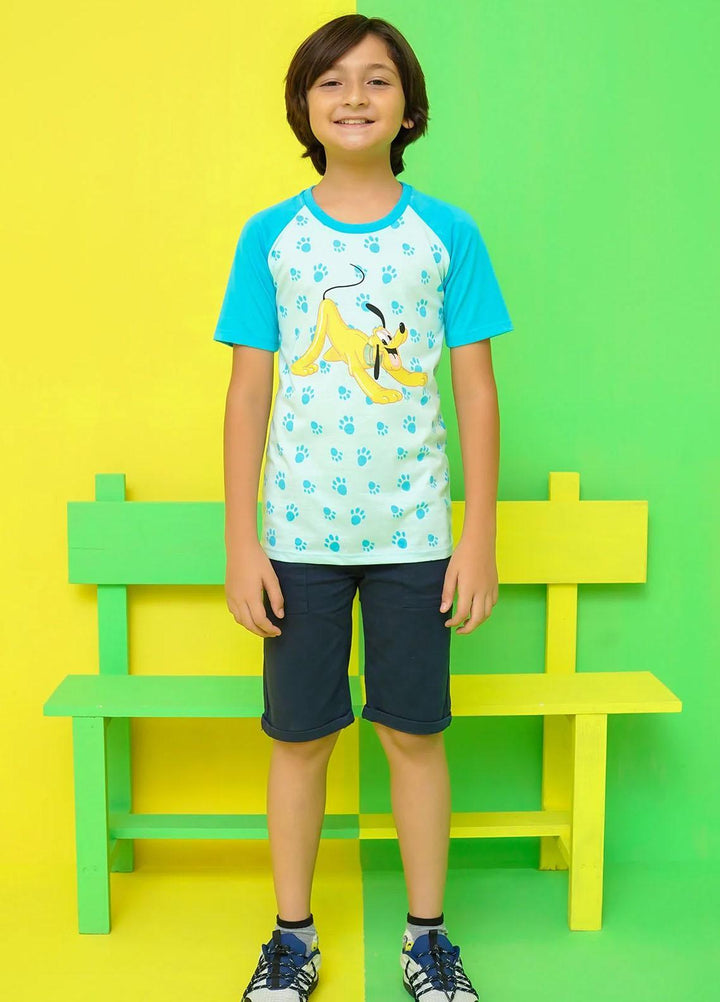 Ochre Jersey Casual T-Shirts for Boys -  OKB-308