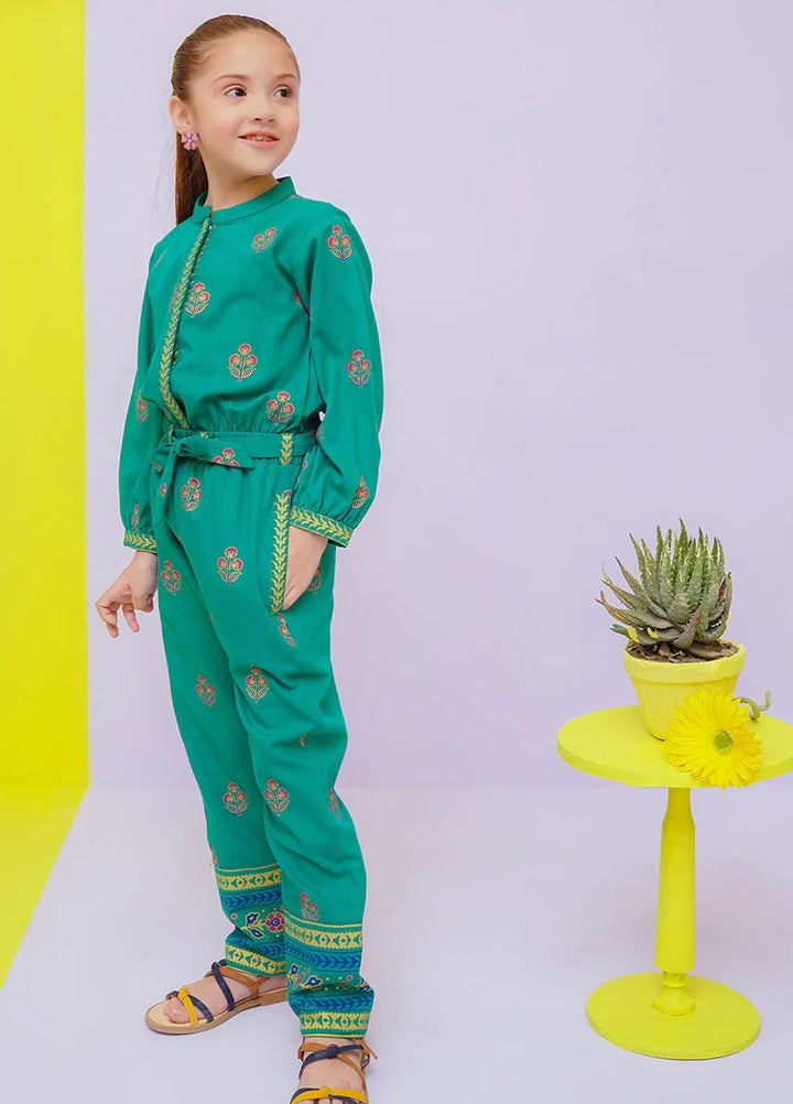 Ochre Pret Printed Cotton Girls Westerns OWT-JMP-15