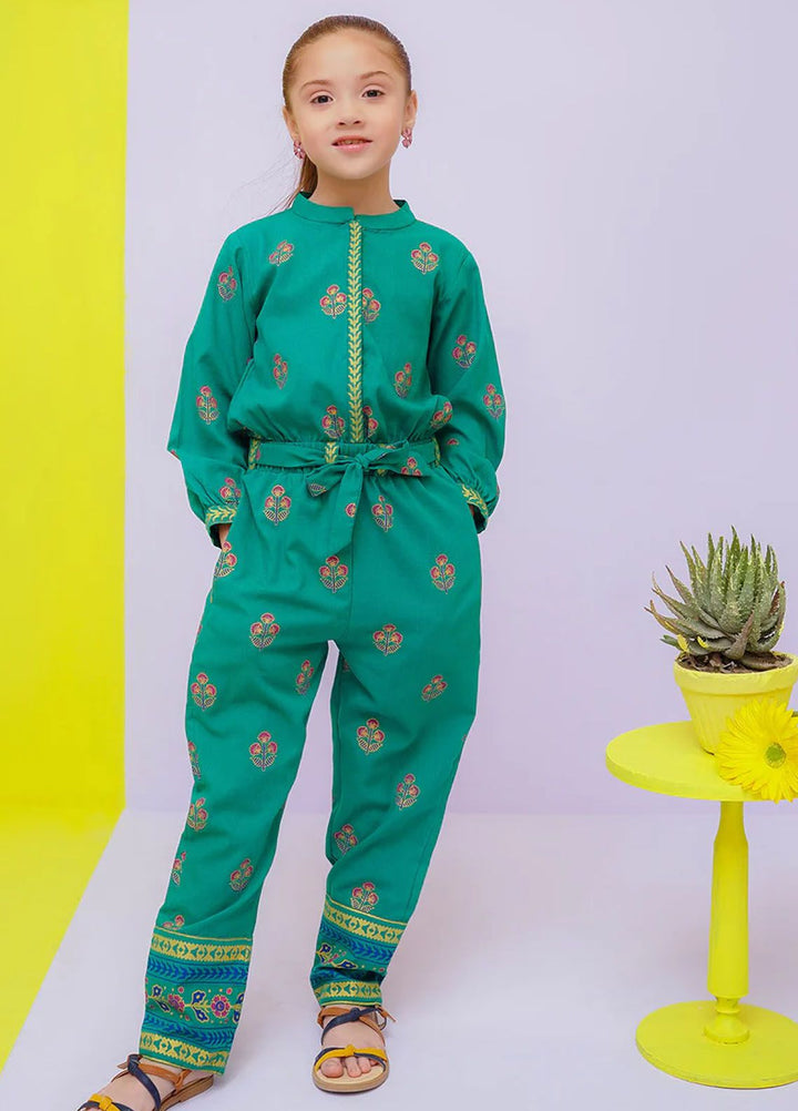 Ochre Pret Printed Cotton Girls Westerns OWT-JMP-15