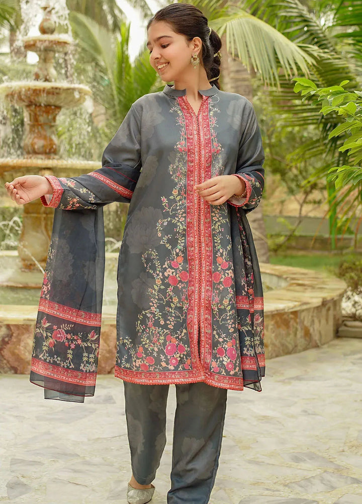 Ochre Pret Printed Herringbone 3 Piece Suit COR-119