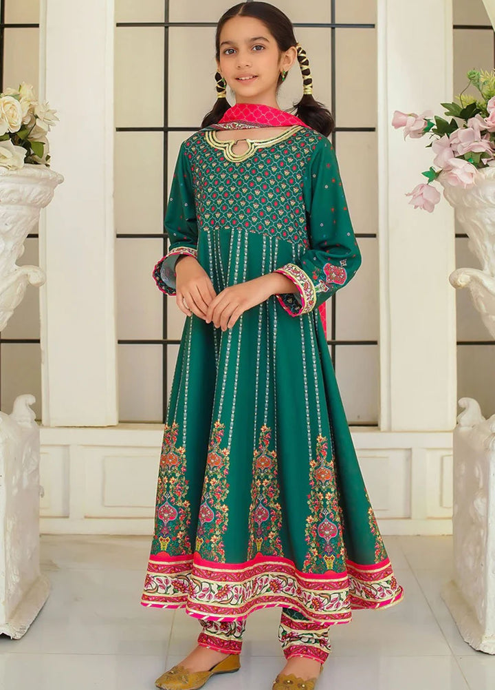 Ochre Pret Printed Lawn 3 Piece Suit CORF-01