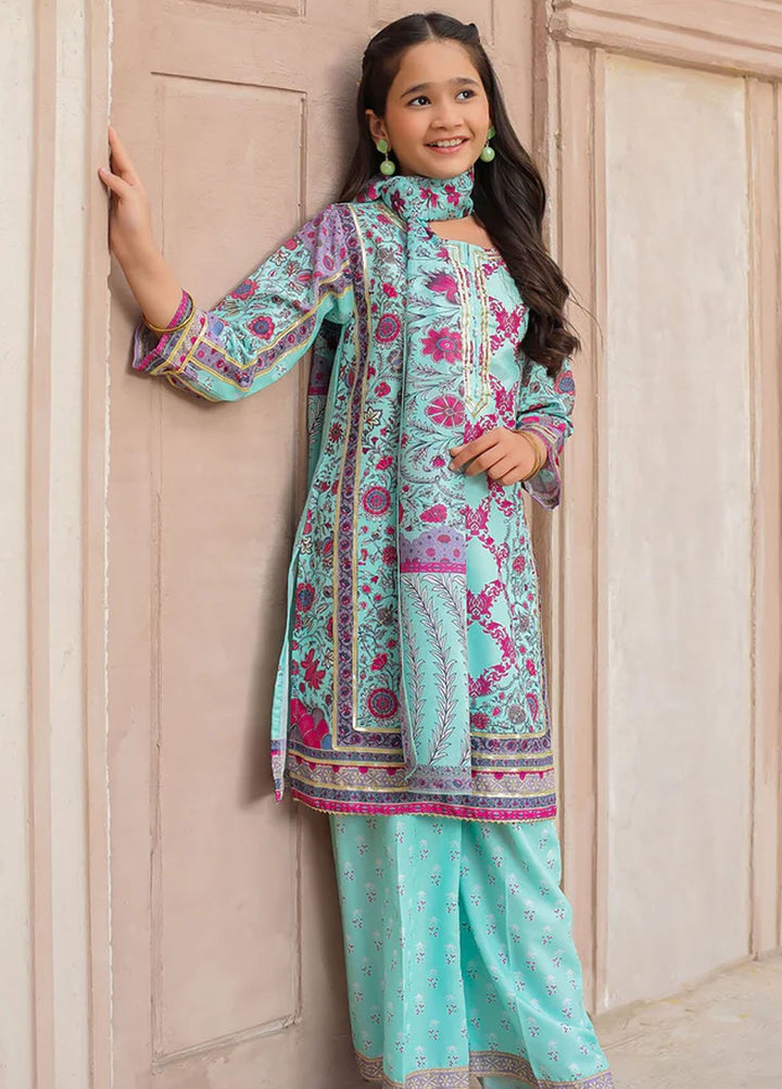 Ochre Pret Printed Swiss Lawn 3 Piece Suit CORF-06