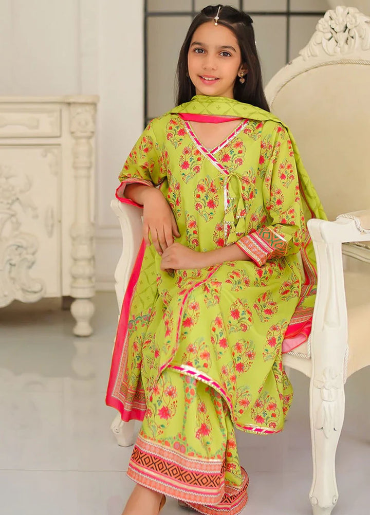 Ochre Pret Printed Swiss Lawn 3 Piece Suit CORF-16