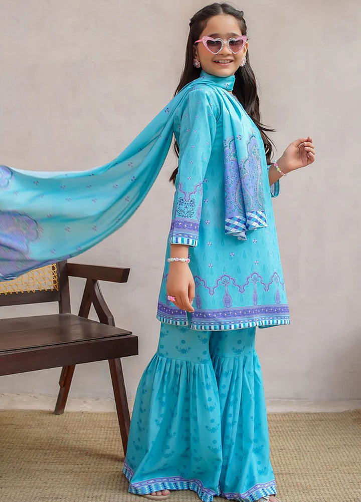 Ochre Pret Printed Swiss Lawn 3 Piece Suit CORF-17