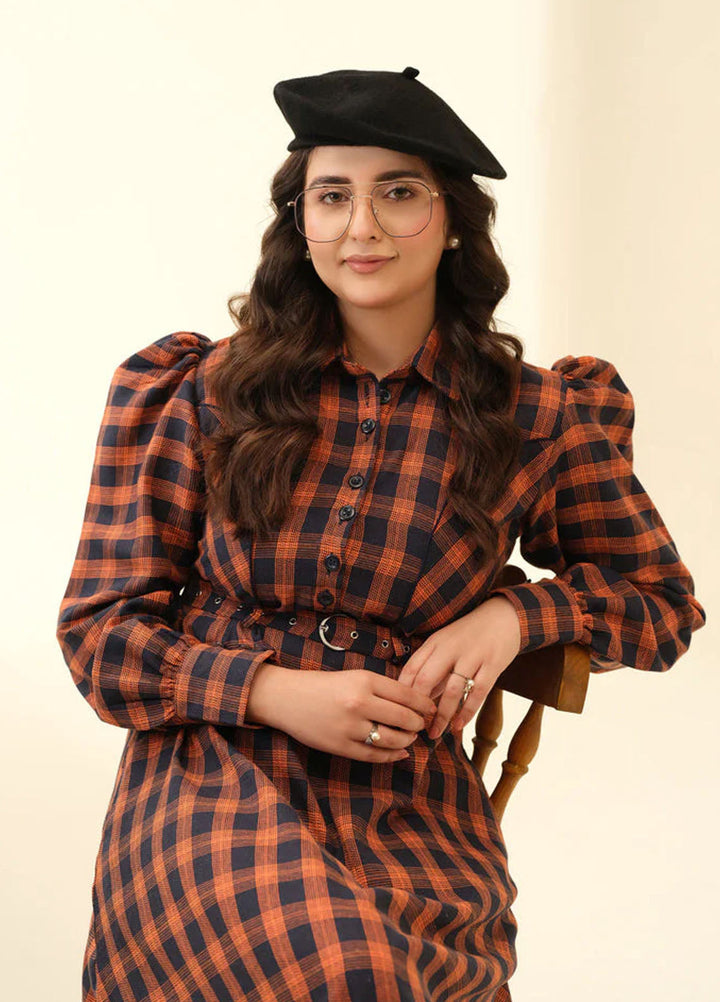 Old Money by Apricocia Pret Printed Cotton 1 Piece Suit Windsor Plaid