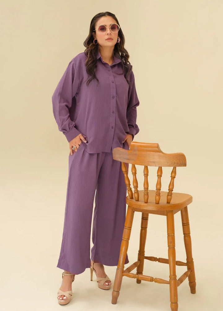 Old Money by Apricocia Pret Textured Crepe 2 Piece Suit Celestial Charm