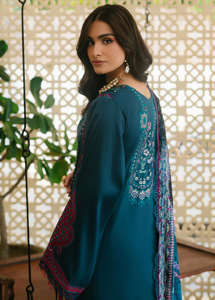 Olivia by Bin Ilyas Embroidered Kotrai Suit Unstitched 3 Piece BI24O 521 B - Winter Collection