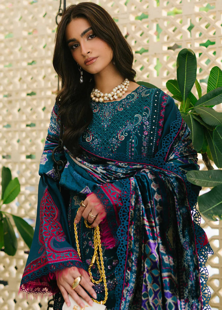 Olivia by Bin Ilyas Embroidered Kotrai Suit Unstitched 3 Piece BI24O 521 B - Winter Collection