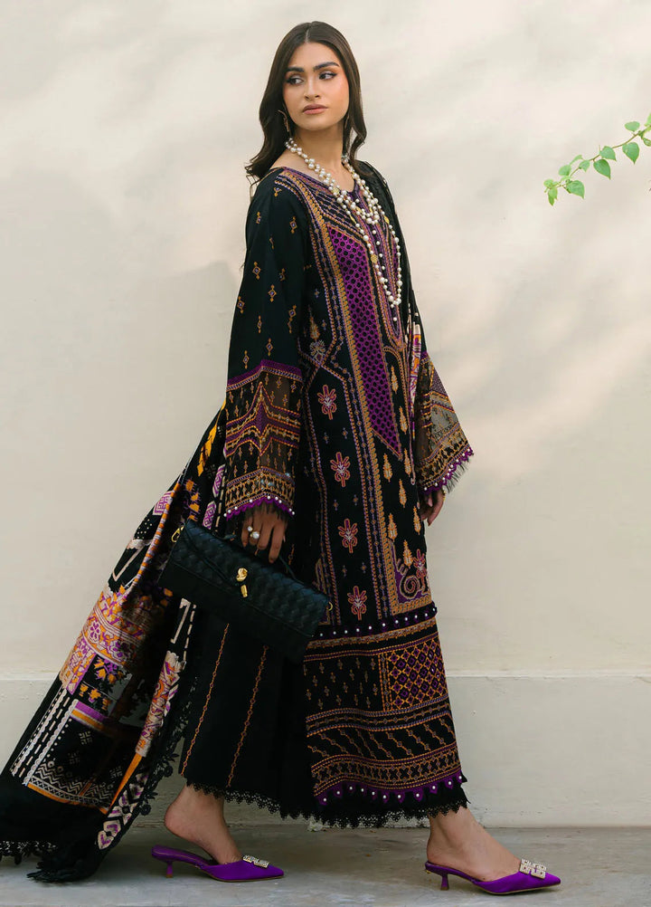Olivia by Bin Ilyas Embroidered Kotrai Suit Unstitched 3 Piece BI24O 522 B - Winter Collection