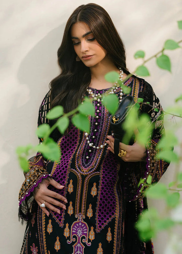 Olivia by Bin Ilyas Embroidered Kotrai Suit Unstitched 3 Piece BI24O 522 B - Winter Collection