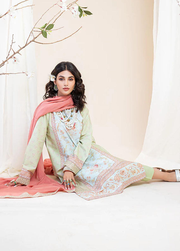 Omaya By Muraad Embroidered Lawn Suits Unstitched 3 Piece MU23O O-004 Ava - Summer Collection