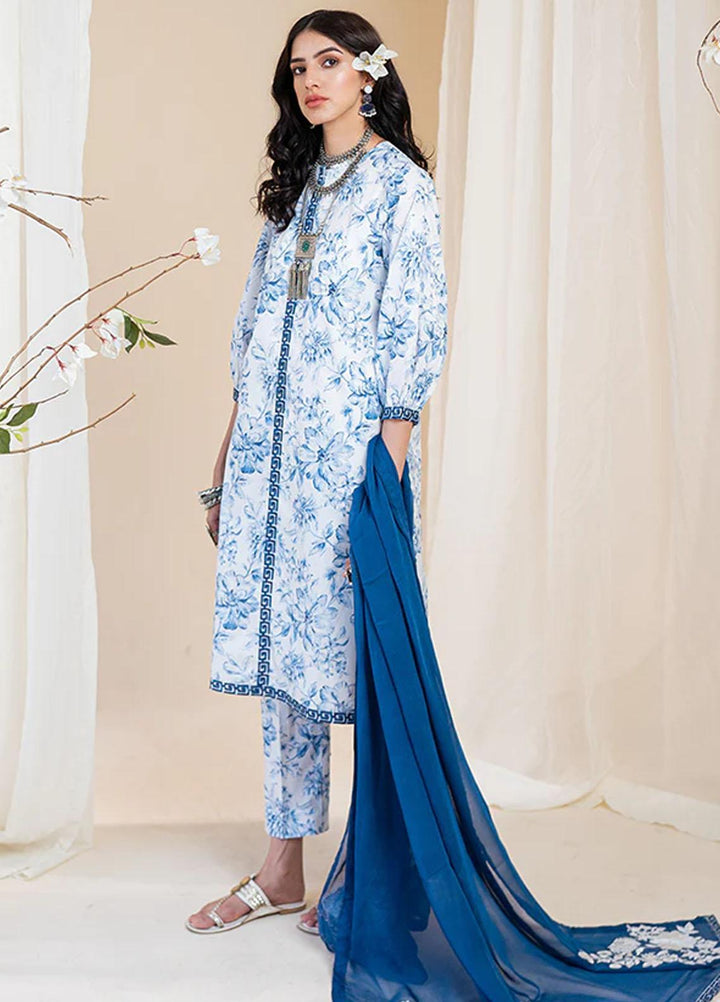 Omaya By Muraad Embroidered Lawn Suits Unstitched 3 Piece MU23O O-005 Rimal - Summer Collection