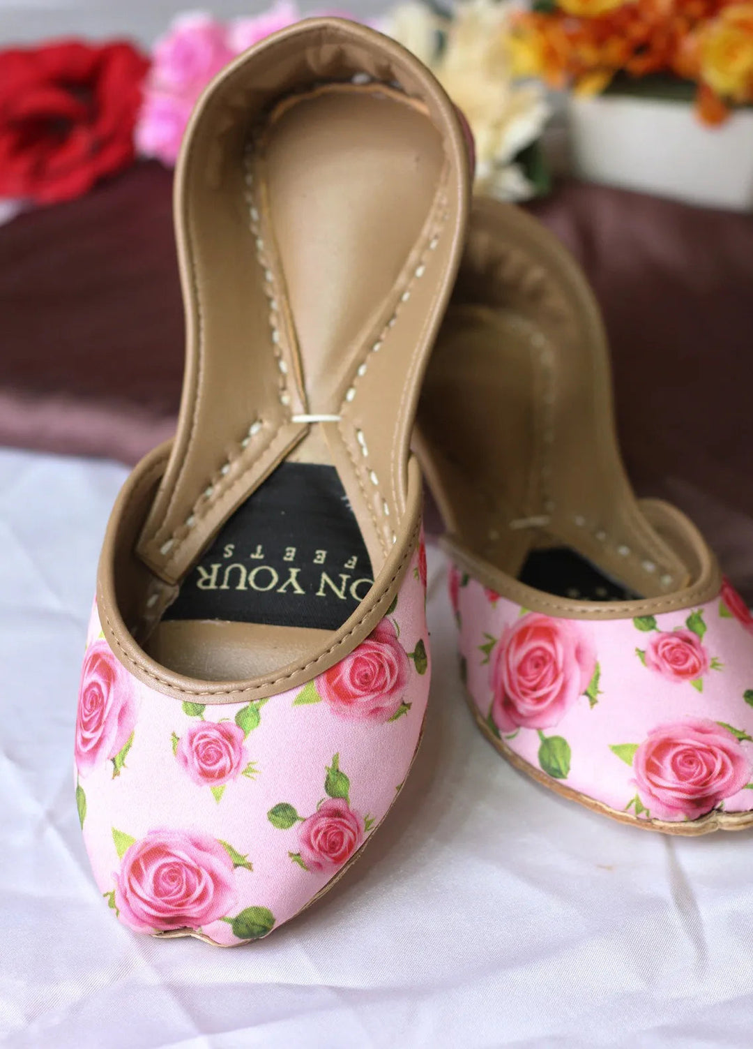 On Your Feets Women Khussa Rosewood Charm