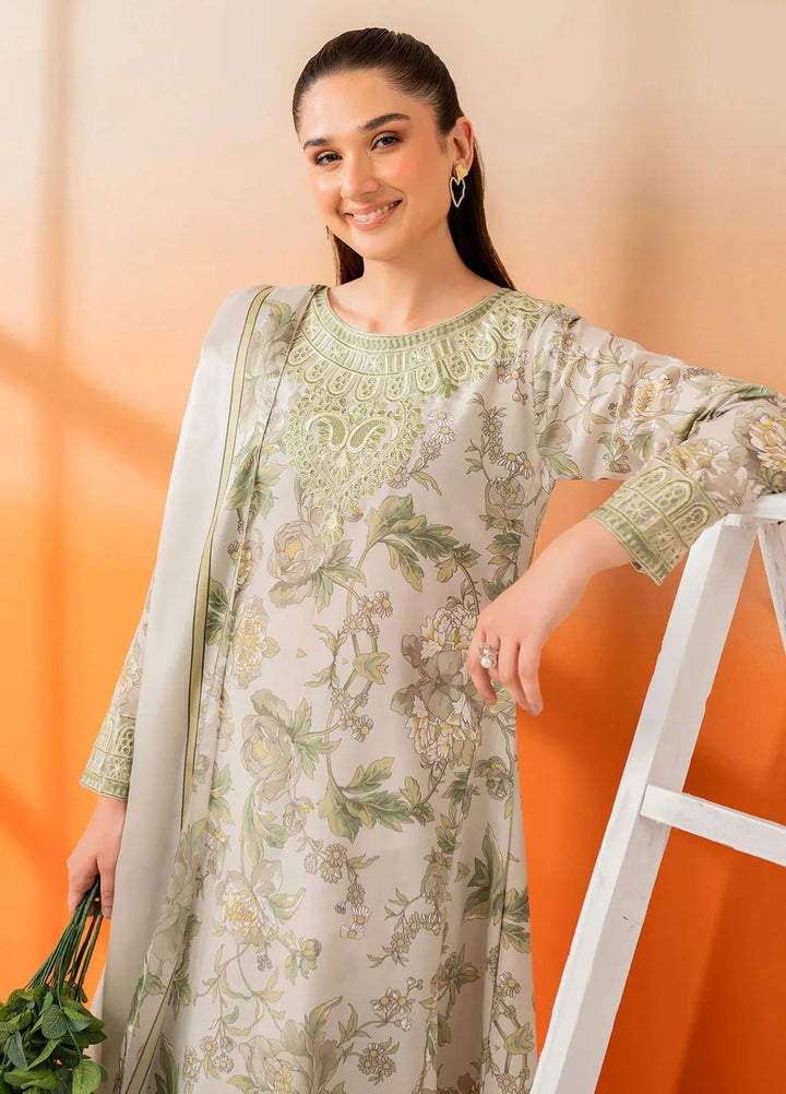 Panache Apparel Pret Printed Lawn 3 Piece Suit Cendre