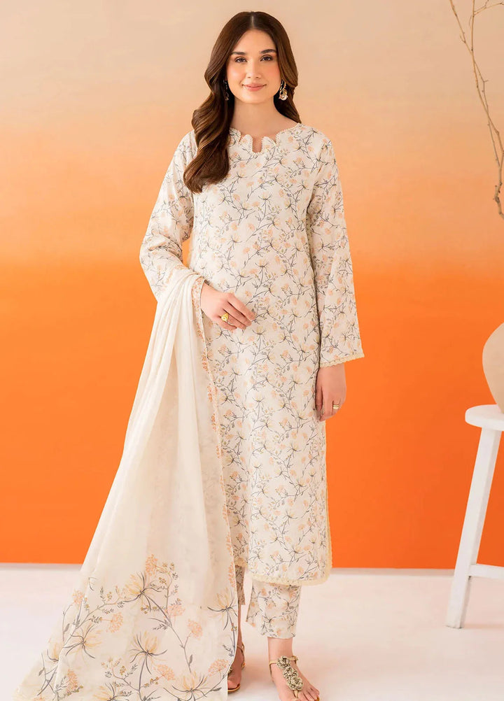 Panache Apparel Pret Printed Lawn 3 Piece Suit Miel