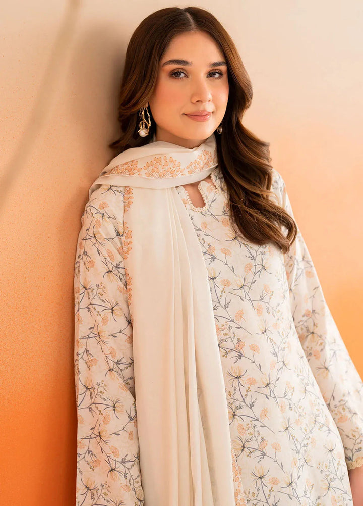 Panache Apparel Pret Printed Lawn 3 Piece Suit Miel