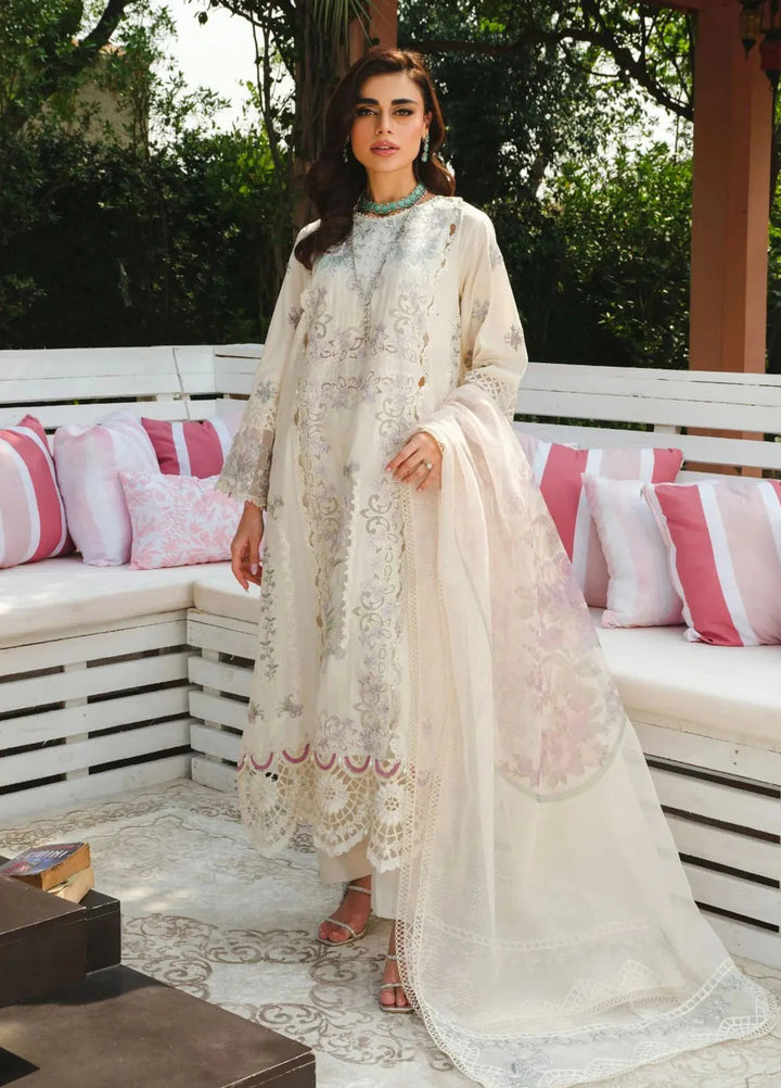 Paras by Pasha Embroidered Lawn Suit Unstitched 3 Piece PBP24L PR3-Daisy Dreams - Summer Collection