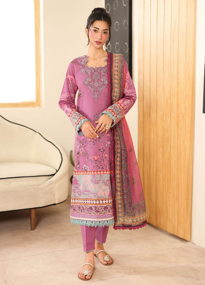 Pareesa by Roheenaz Printed Cambric Suits Unstitched 3 Piece RN25P RNZ-01 B Nabeeha - Summer Collection