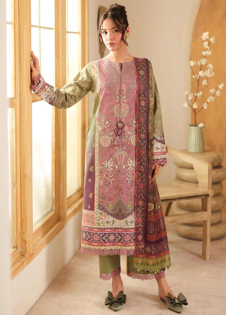 Pareesa by Roheenaz Printed Cambric Suits Unstitched 3 Piece RN25P RNZ-02 A Ruhaab - Summer Collection