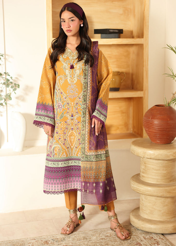 Pareesa by Roheenaz Printed Cambric Suits Unstitched 3 Piece RN25P RNZ-03 B Amaaya - Summer Collection