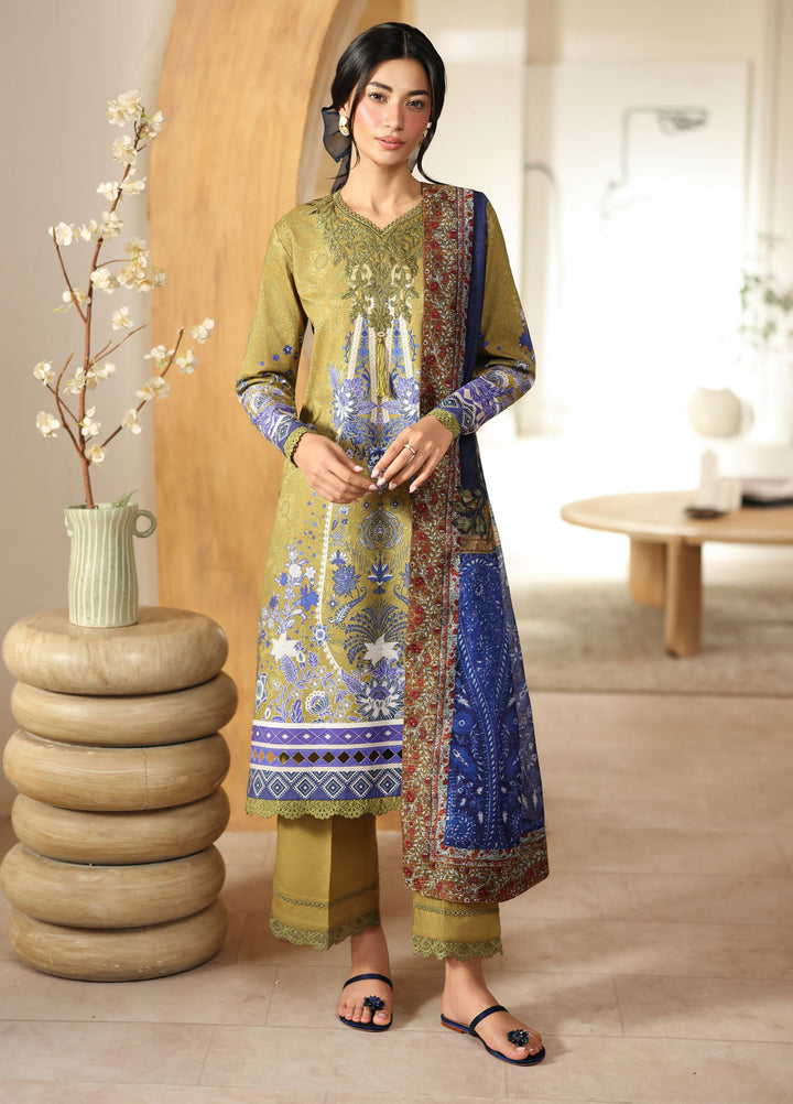 Pareesa by Roheenaz Printed Cambric Suits Unstitched 3 Piece RN25P RNZ-06 B Mirha - Summer Collection