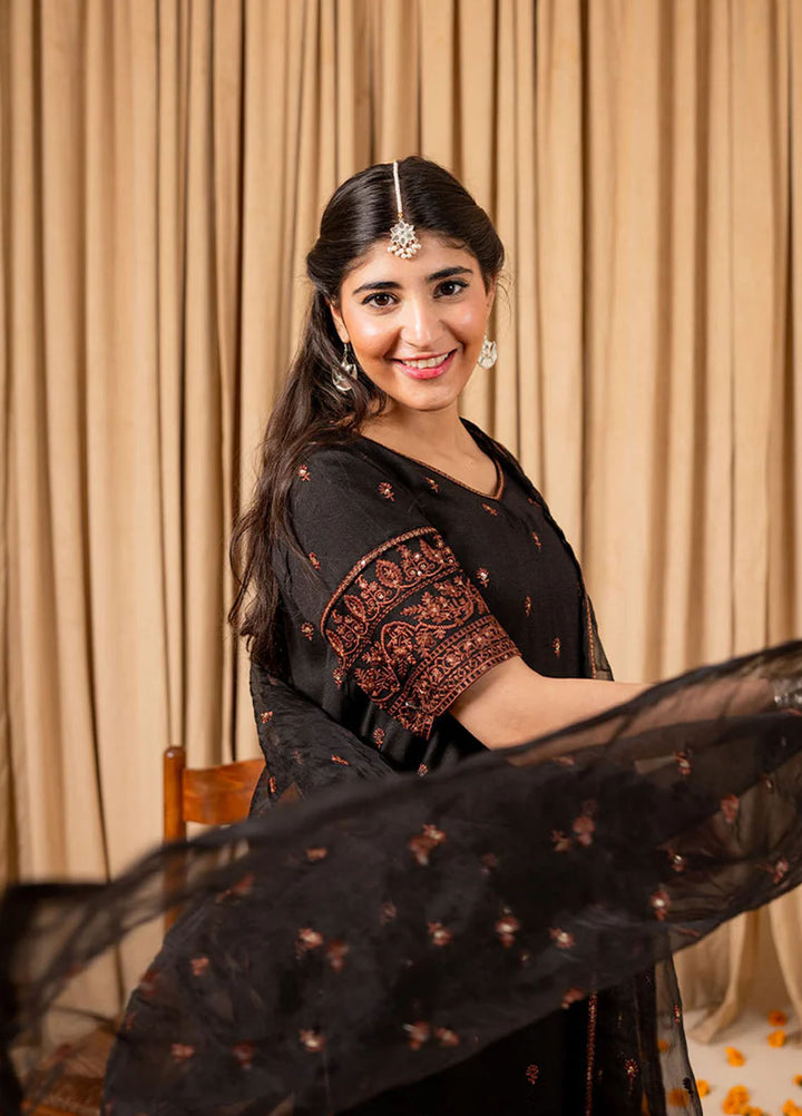 Pashma Khan Embroidered 3 Piece Koyal