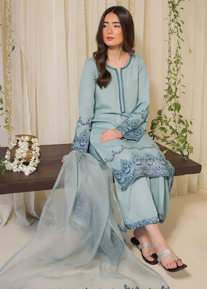 Pashma Khan Embroidered 3 Piece Parizah
