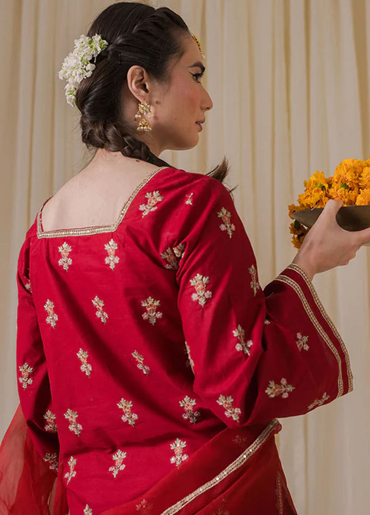 Pashma Khan Embroidered 3 Piece Suit Emaan