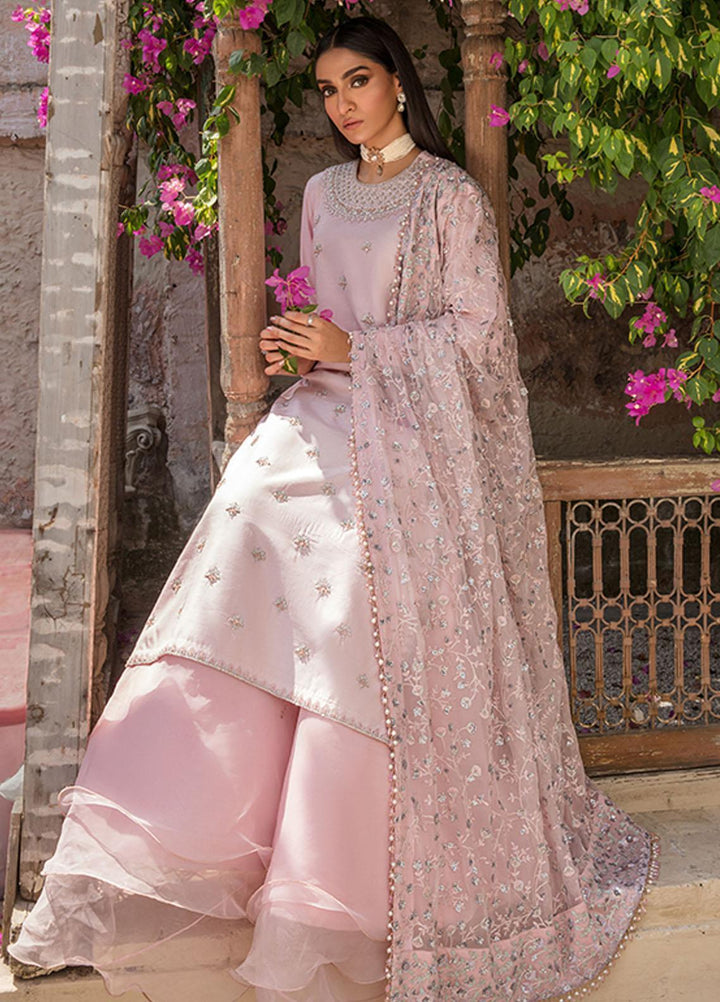 Saffron Pret Embroidered  3 Piece Suit 08 Sage Serenity