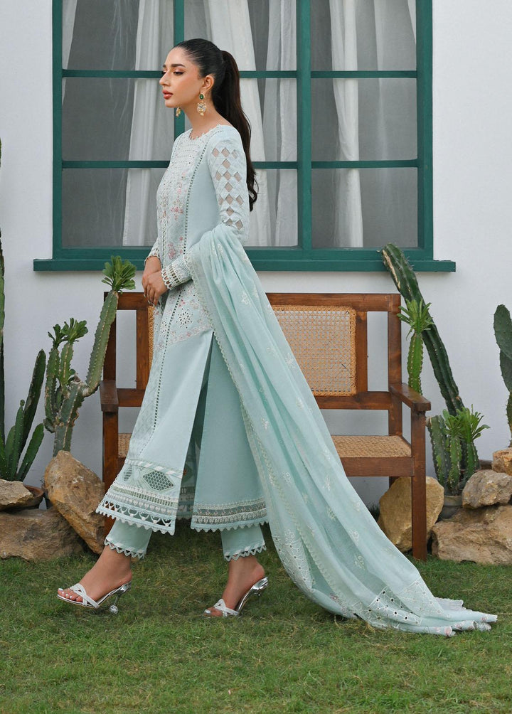 Qalamkar Pret Embroidered Lawn  3 Piece Suit QLM23-CP2 ZP-05 Ariya