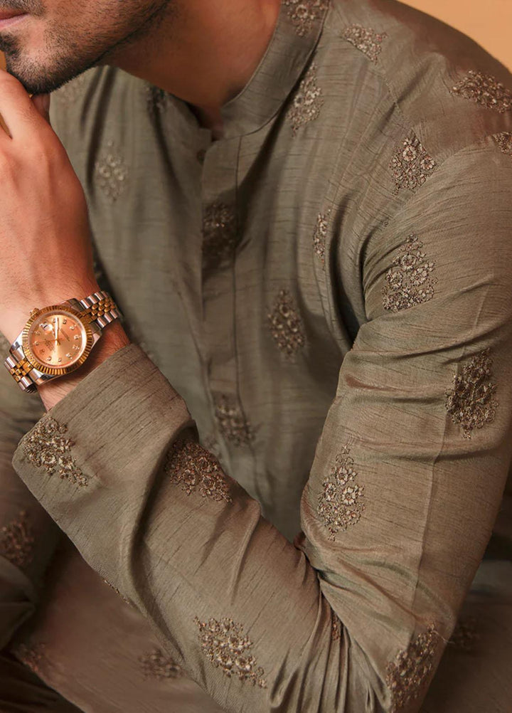 Qalamkar  Festive Kurta Pajama for Men -  QL22KHM MK-01