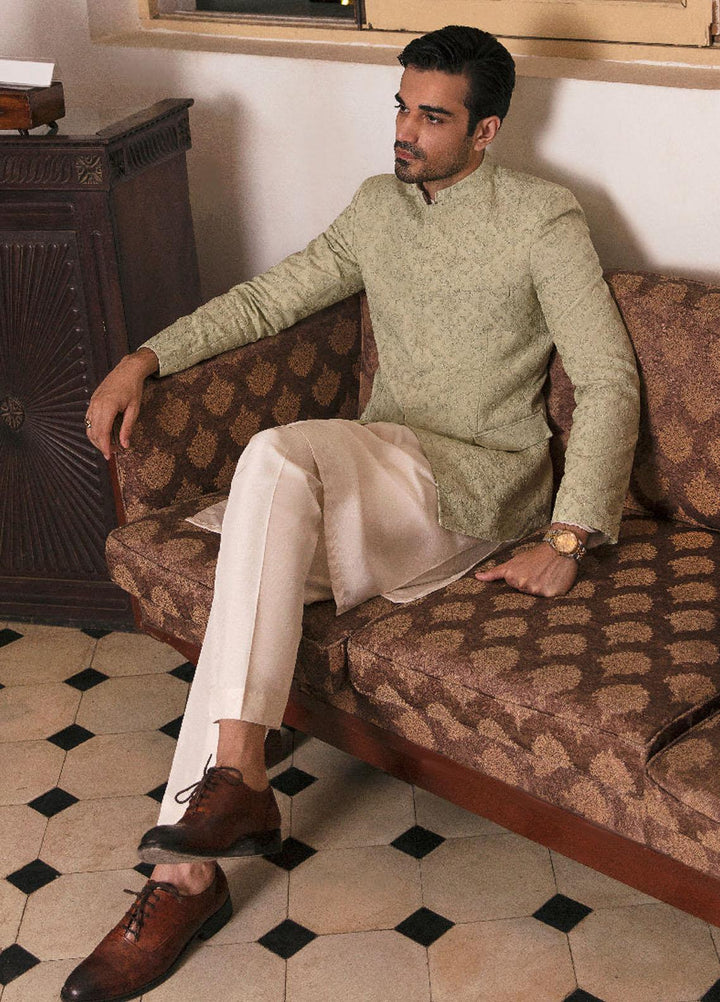 Qalamkar  Festive Coat for Men -  QL22KHM MKC-06 COAT