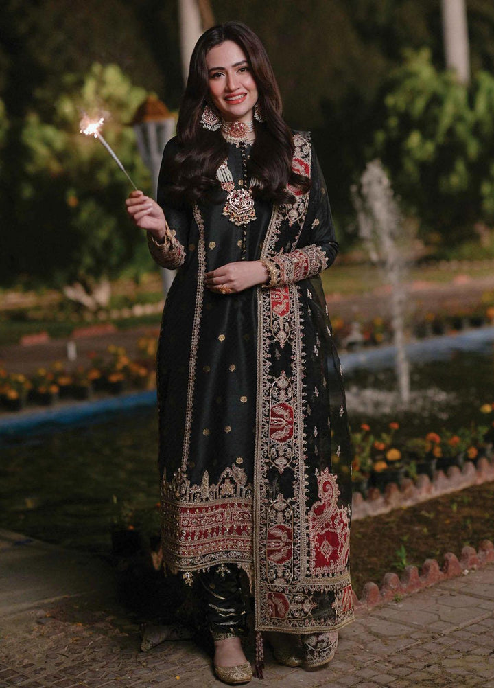 Mastani By Qalamkar Embroidered  Suits Unstitched 3 Piece QLM23M MT-01 Irum - Luxury Formal Collection
