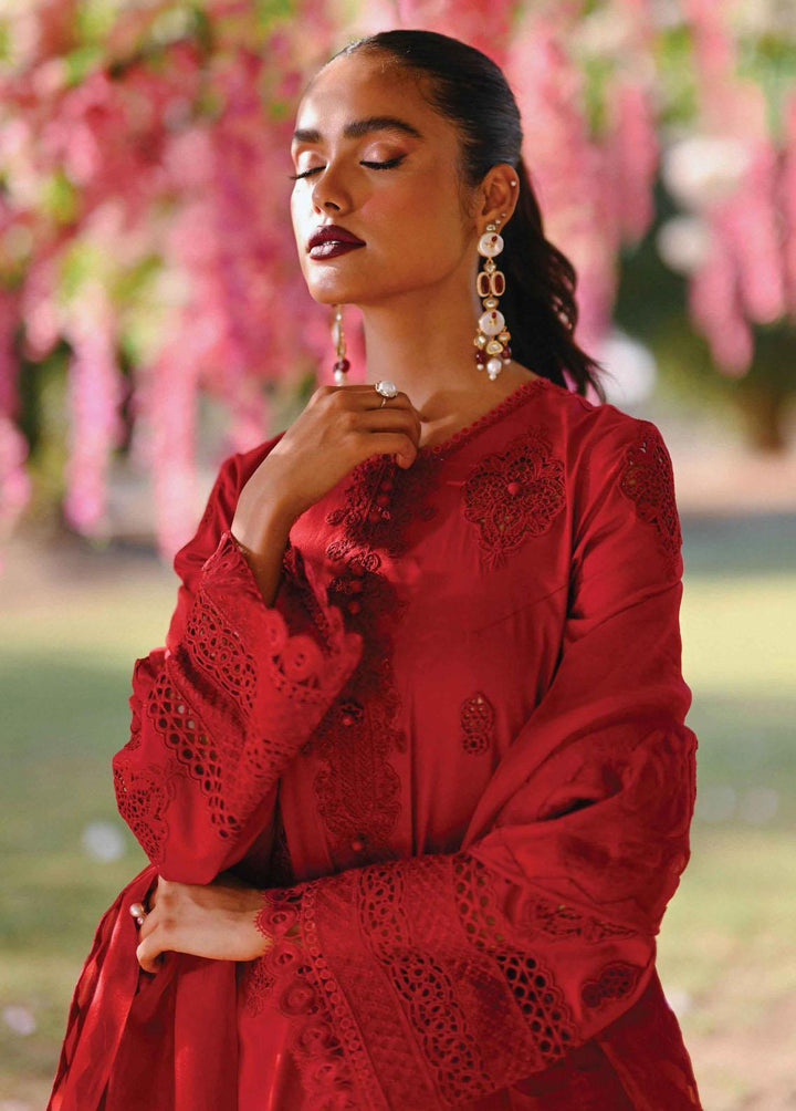 Qalamkar Embroidered Lawn Suits Unstitched 3 Piece QLM23E CF-03 Zarmina - Eid Collection